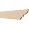 Ekena Millwork 2in. W x 8in. H x 36in. L Ridgewood Woodgrain TimberThane Rafter Tail, Primed Tan RFTUR02X08X36RIDRCPR - alternate 1